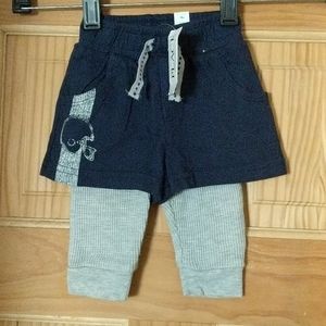 Kids 0 to 3M football shorts